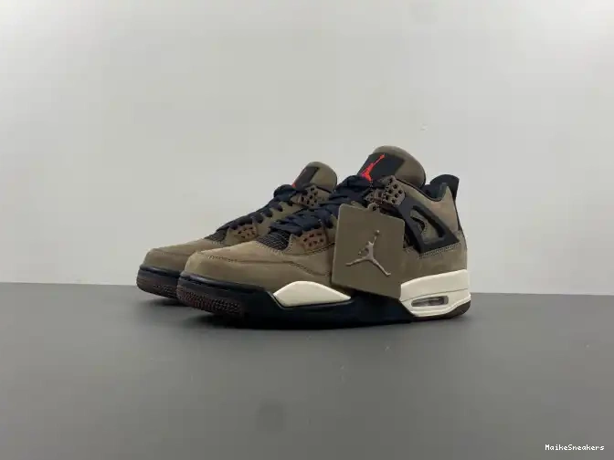 MaikeSneakers AJ4-882335 4 Brown x TS Scott Air Retro Travis Jordan 0605